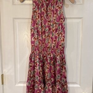 EVEREVE SATIN Floral Pink Sleeveless Dress